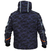 Winter Black Designer Classic Camouflage Cotton Hoodie Jacket For Men